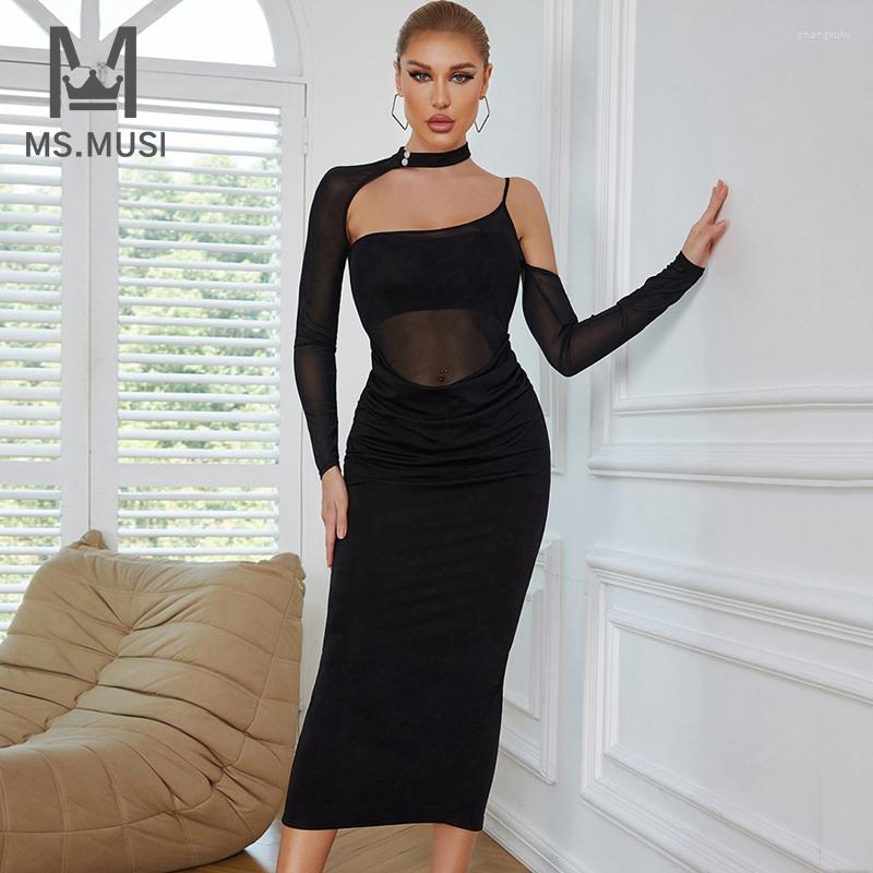 Casual Dresses MSMUSI 2023 Fashion Women Sexy Black Halter Off The Shoulder Draped Fold Long Sleeve Backless Bodycon Party Club Midi Dress
Casual Dresses MSMUSI 2023 Fashion Women Sexy Black Halter Off The Shoulder Draped Fold Long Sleeve Backless Bodycon Party Club Midi Dress