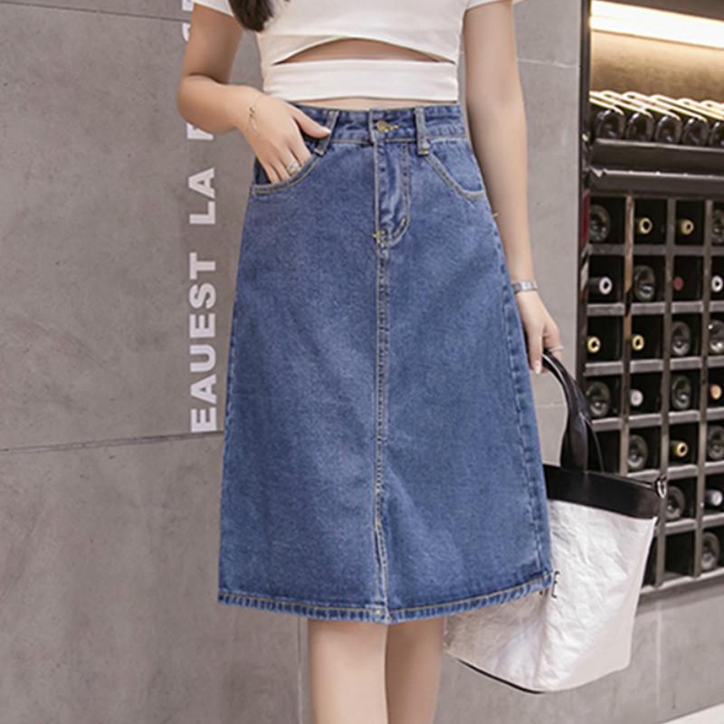 Skirts Plus Size A-Line Split Hem Denim For Women M L XL 2XL 3XL 4XL 5XL, Skirts blue
Skirts Plus Size A-Line Split Hem Denim For Women M L XL 2XL 3XL 4XL 5XL, Skirts blue