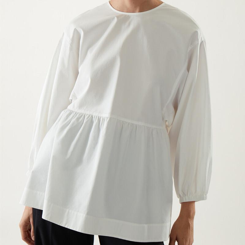 Women's Blouses & Shirts Women Backless Lace-up Cotton A-line White Or Black Top All-match Loose Puff Sleeve Fashion 2023Women's
Women's Blouses & Shirts Women Backless Lace-up Cotton A-line White Or Black Top All-match Loose Puff Sleeve Fashion 2023Women's