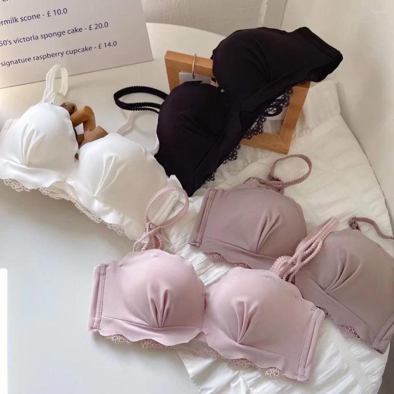 Bras Sets Summer White Underwear Girls Small Breasts Gather Flat Show Big Ladies No Steel Ring Bra Half Cup
Bras Sets Summer White Underwear Girls Small Breasts Gather Flat Show Big Ladies No Steel Ring Bra Half Cup