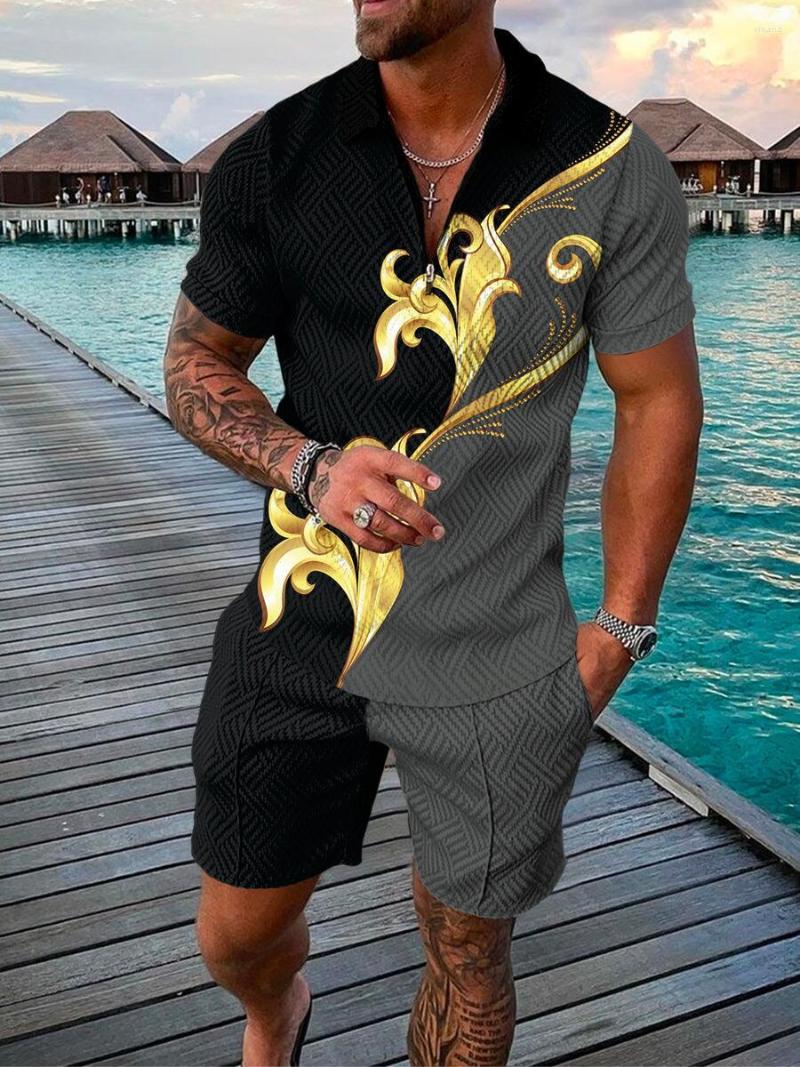 Men' Tracksuits 2023 Fashion Design POLO Shirt Set 3D Print Checker Line Men' Summer Tshirt Beach Holiday Leisure Black 2, 20-03
Men' Tracksuits 2023 Fashion Design POLO Shirt Set 3D Print Checker Line Men' Summer Tshirt Beach Holiday Leisure Black 2, 20-03