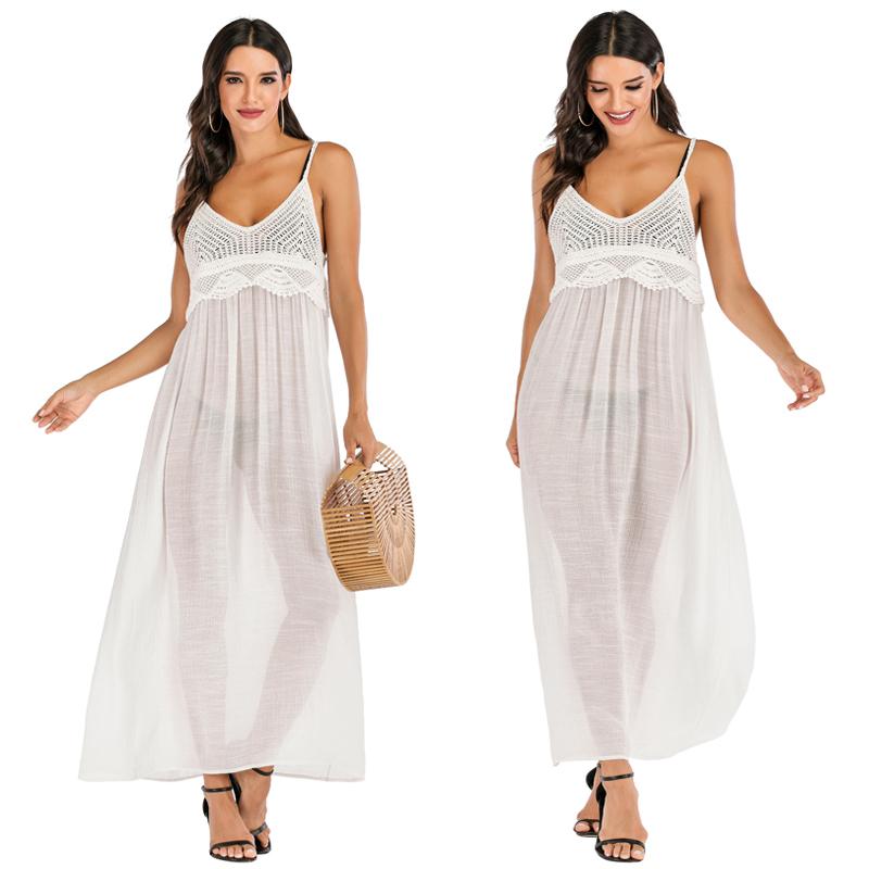Women's Swimwear H80&S90 White Crochet Beach Dress Women Handmade Cover Up Patchwork Swimsuit Crop Tank Top Knitted BeachwearWomen's
Women's Swimwear H80&S90 White Crochet Beach Dress Women Handmade Cover Up Patchwork Swimsuit Crop Tank Top Knitted BeachwearWomen's