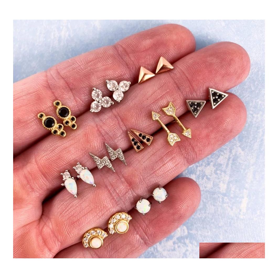 Stud Bohemian Fashion Jewelry Vintage Earrings Set Geometry Arrow Clover Bee Cute 10 Pairs/Set Drop Delivery Dh8L7
Stud Bohemian Fashion Jewelry Vintage Earrings Set Geometry Arrow Clover Bee Cute 10 Pairs/Set Drop Delivery Dh8L7