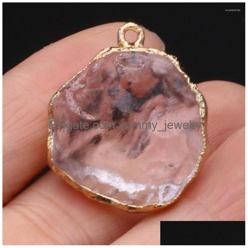 Pendant Necklaces Style Natural Stone Irregar Round For Jewelry Making Diy Necklace Bracelet Handmade Size 25 X Mm Drop Delivery Pend Dhvhq
Pendant Necklaces Style Natural Stone Irregar Round For Jewelry Making Diy Necklace Bracelet Handmade Size 25 X Mm Drop Delivery Pend Dhvhq