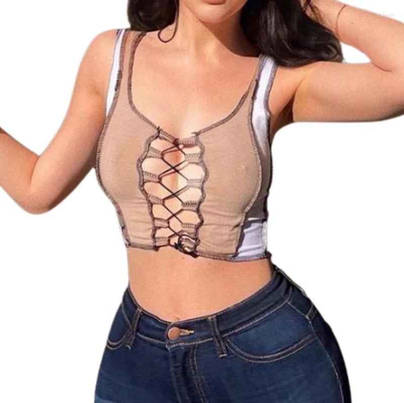 Women' Tanks Female Camisole Girls U-Neck Hollow Out Short Vest Sleeveless Crop Tops For Summer Khaki M L XL
Women' Tanks Female Camisole Girls U-Neck Hollow Out Short Vest Sleeveless Crop Tops For Summer Khaki M L XL