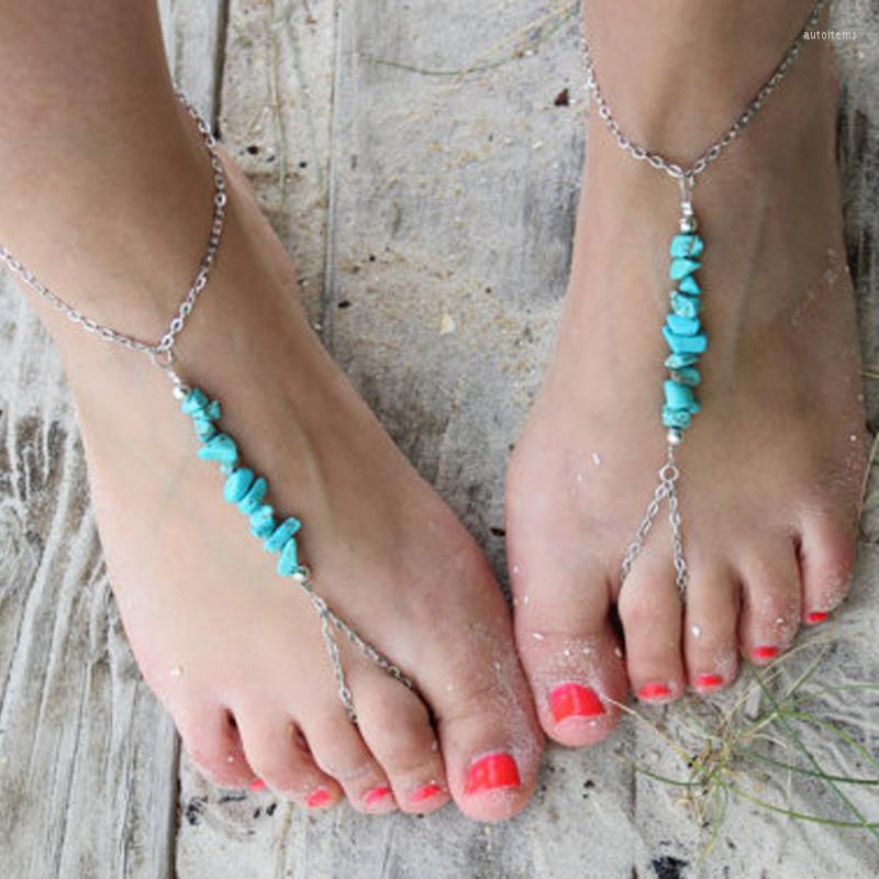 Anklets Summer Beach Irregular Blue Stone Toe Rings Anklet Bohemia Barefoot Sandals On Leg Chain For Women Foot Jewelry
Anklets Summer Beach Irregular Blue Stone Toe Rings Anklet Bohemia Barefoot Sandals On Leg Chain For Women Foot Jewelry