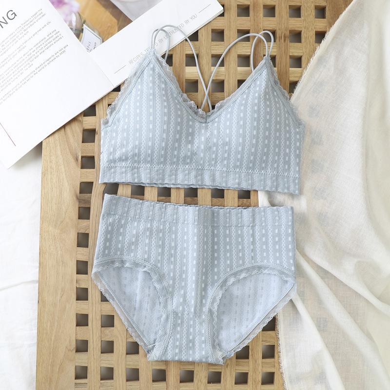 Bras Sets SALSPOR 2Pcs Underwear Set Women Seamless Bra Panties Lace Stripes Lingerie Top Sexy Comfortable Suit, Khaki set
Bras Sets SALSPOR 2Pcs Underwear Set Women Seamless Bra Panties Lace Stripes Lingerie Top Sexy Comfortable Suit, Khaki set