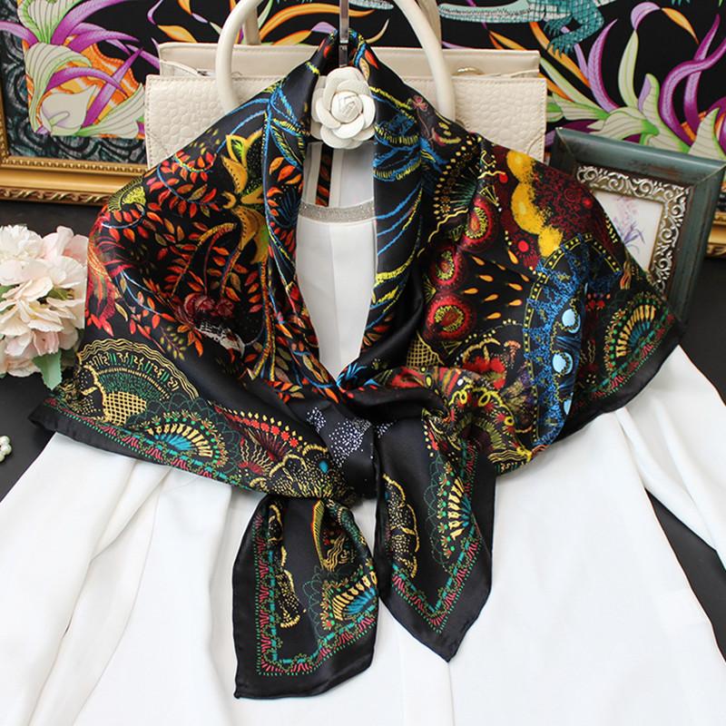 Scarves KMS Phoenix Flying Mulberry-Silk Silk Scarf Hand Hemming Plain Crepe Satin Square Shawl 110 110CM/65G
Scarves KMS Phoenix Flying Mulberry-Silk Silk Scarf Hand Hemming Plain Crepe Satin Square Shawl 110 110CM/65G