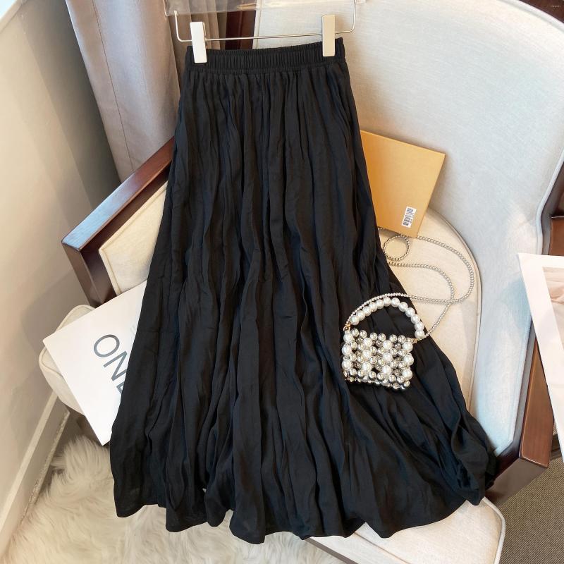 Skirts High Waist Pleated Elastic Puff Women's Autumn And Winter British All-match Hip Swing Calf, Black
Skirts High Waist Pleated Elastic Puff Women's Autumn And Winter British All-match Hip Swing Calf, Black