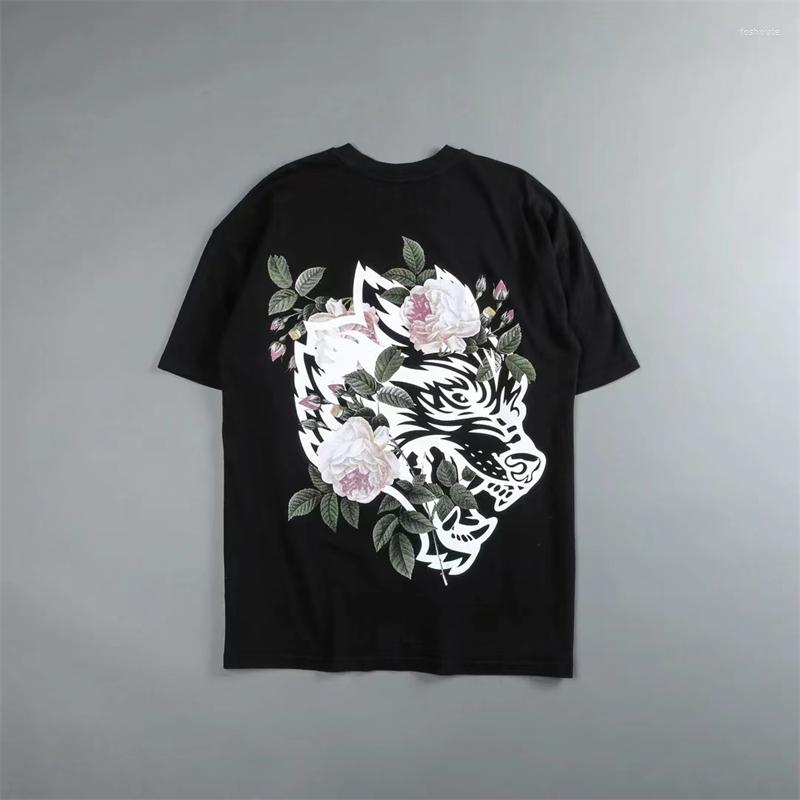 Men's T Shirts DARC SPORT Rose Wolves Big Print Men Fashion Summer T-shirts Hip Hop Tops Tees Women Cotton Thicken Shirt, Black
Men's T Shirts DARC SPORT Rose Wolves Big Print Men Fashion Summer T-shirts Hip Hop Tops Tees Women Cotton Thicken Shirt, Black