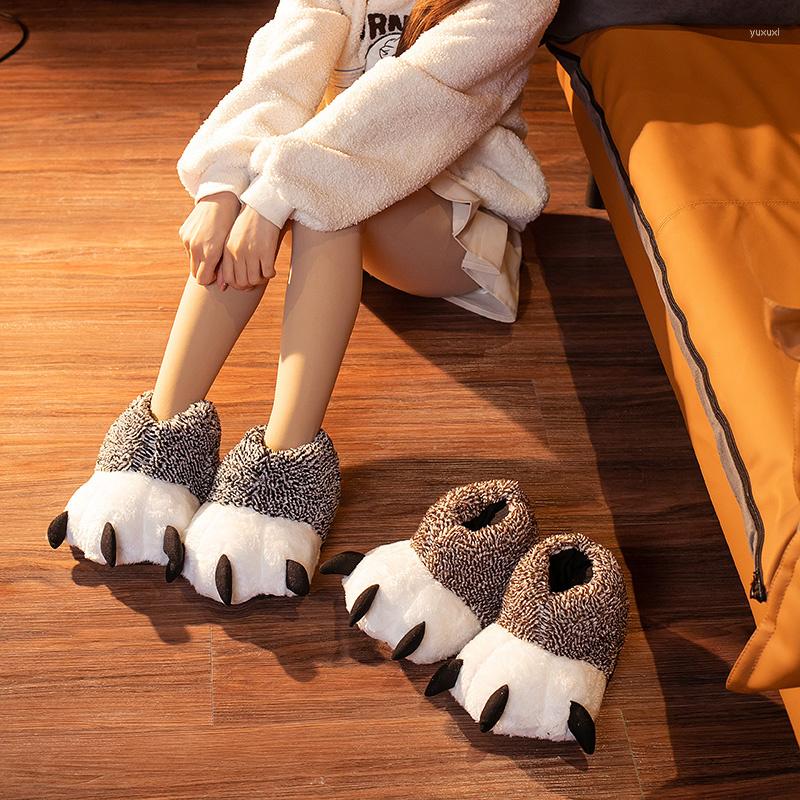 Slippers Funny Panda Claw Slipper Winter Plush Cotton Men And Women Lovers Indoor Cartoon Cute Over Heel Warm Home Shoes, Grey elk
Slippers Funny Panda Claw Slipper Winter Plush Cotton Men And Women Lovers Indoor Cartoon Cute Over Heel Warm Home Shoes, Grey elk
