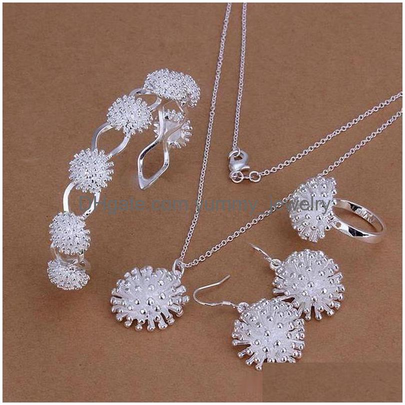 Bracelet Earrings Necklace Wedding Fireworks Sterling Sier Plated Jewelry Set For Women Es329 Fashion 925 Bracelet Earring Ring D Dhwsc, Silver
Bracelet Earrings Necklace Wedding Fireworks Sterling Sier Plated Jewelry Set For Women Es329 Fashion 925 Bracelet Earring Ring D Dhwsc, Silver