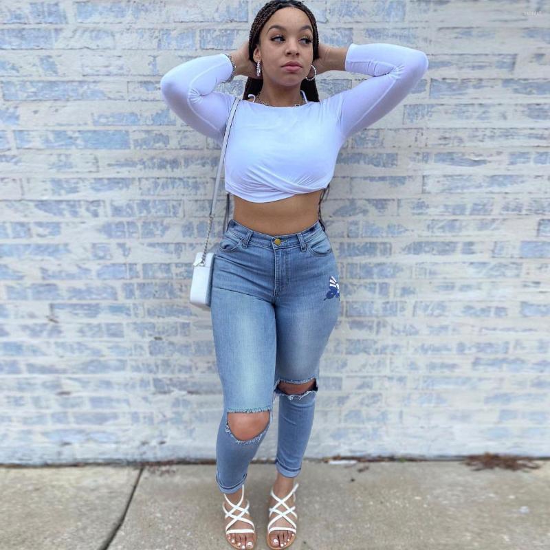 Women' Jeans Women With Holes In The Knee 2023 Fashion Butterfly Print High Waist Ripped Female Casual Skinny Denim Pencil Pants, Blue
Women' Jeans Women With Holes In The Knee 2023 Fashion Butterfly Print High Waist Ripped Female Casual Skinny Denim Pencil Pants, Blue