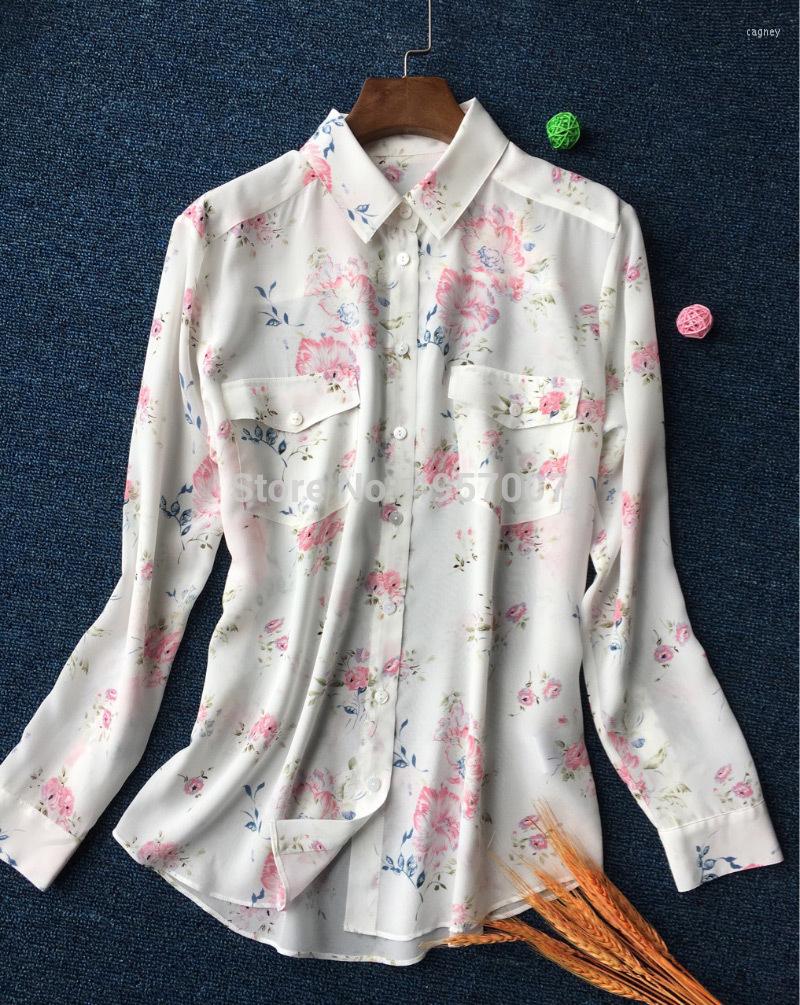 Women's Blouses 7Evening Ladies Silk Long Sleeve Lapel Floral Printing Shirt Top - 2023 Spring Summer Casual, Picture shown
Women's Blouses 7Evening Ladies Silk Long Sleeve Lapel Floral Printing Shirt Top - 2023 Spring Summer Casual, Picture shown