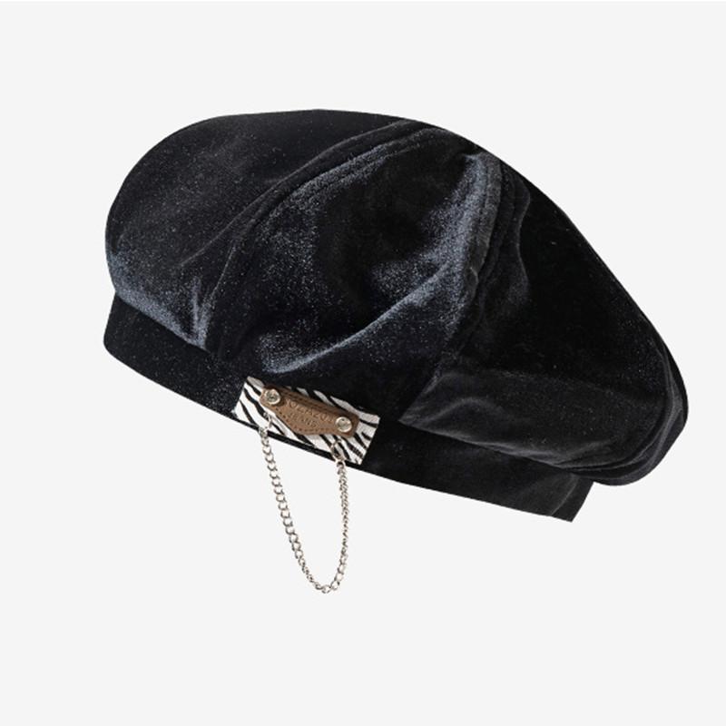Beanies Beanie/Skull Caps Korean Version Of The Small Fragrance Beret Women's Velvet Show Face Octagonal Hat Pumpkin Japanese Painter Tide
Beanies Beanie/Skull Caps Korean Version Of The Small Fragrance Beret Women's Velvet Show Face Octagonal Hat Pumpkin Japanese Painter Tide