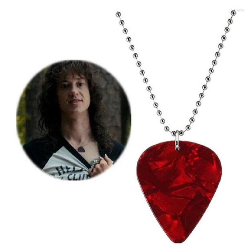 Chains Hellfire Club Eddie Munson Cosplay Guitar Pick Pendant Jewelry Necklace Choker Prop Accessorie Halloween Gift
Chains Hellfire Club Eddie Munson Cosplay Guitar Pick Pendant Jewelry Necklace Choker Prop Accessorie Halloween Gift