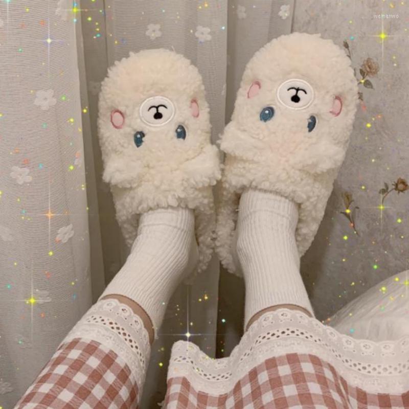 Slippers Cartoon Cute Bear Winter Women's Indoor Warm Home Non-slip Autumn And Shoes, White
Slippers Cartoon Cute Bear Winter Women's Indoor Warm Home Non-slip Autumn And Shoes, White