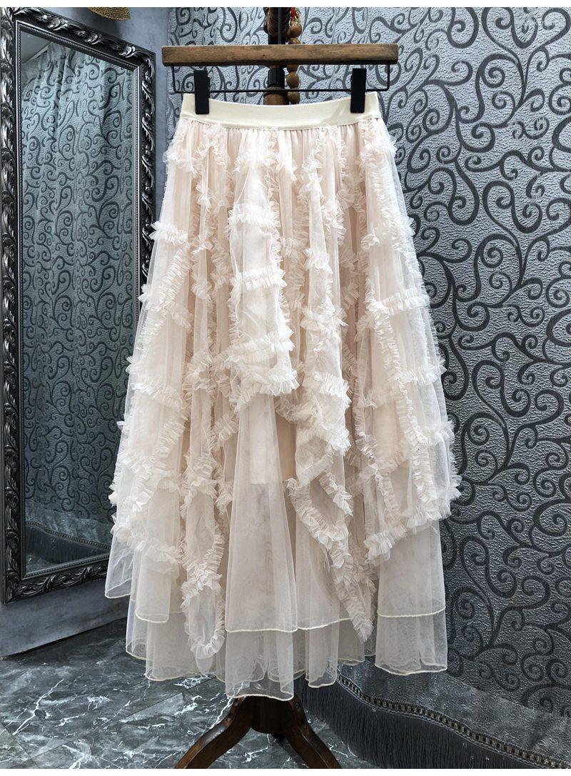 Skirts Est Fashion Style Skirt 2023 Spring Summer Women Elastic Waist Cascading Ruffle Flowers Casual Beige Black Gown
Skirts Est Fashion Style Skirt 2023 Spring Summer Women Elastic Waist Cascading Ruffle Flowers Casual Beige Black Gown