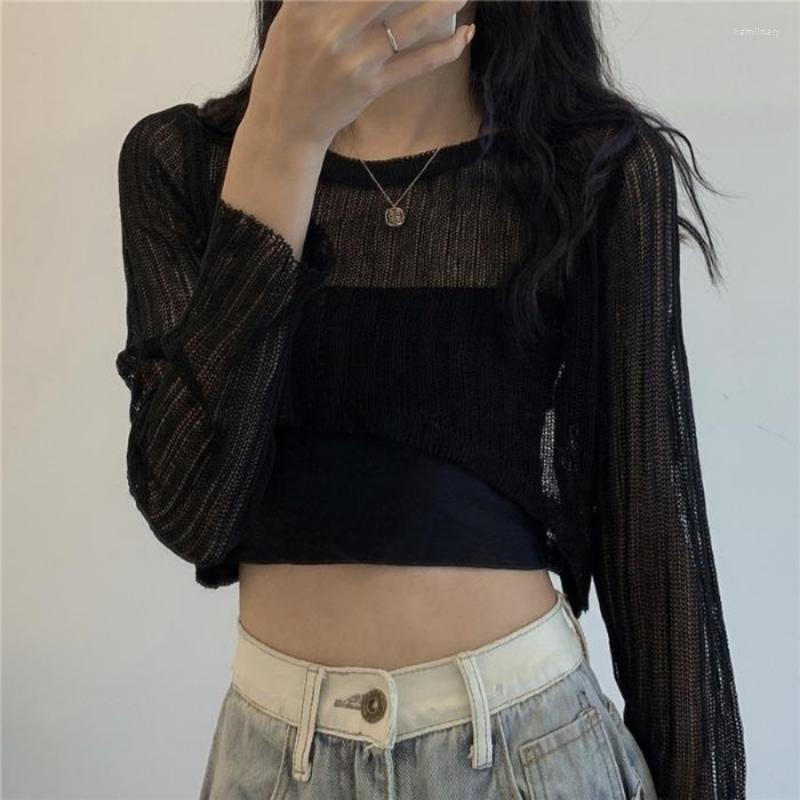 Women's Knits Thin Shrugs Women Summer Breathable Solid Loose Soft Crop Top Outwear Trendy Girls Students Casual Sun-proof Ulzzang, Black
Women's Knits Thin Shrugs Women Summer Breathable Solid Loose Soft Crop Top Outwear Trendy Girls Students Casual Sun-proof Ulzzang, Black
