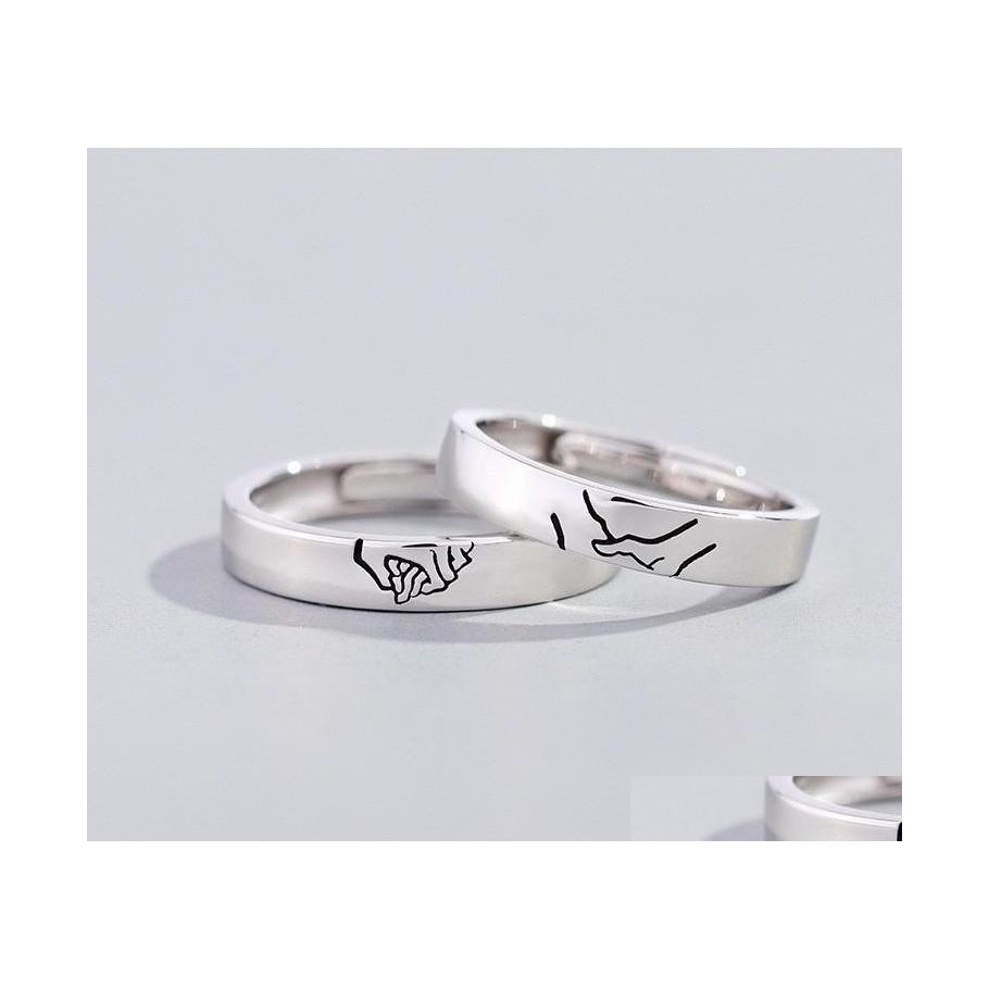 Cluster Rings Arrival Couple Sier Hold Your Hand Lovers Open Band For Friend Jewelry Gift Drop Delivery Ot9Ub
Cluster Rings Arrival Couple Sier Hold Your Hand Lovers Open Band For Friend Jewelry Gift Drop Delivery Ot9Ub