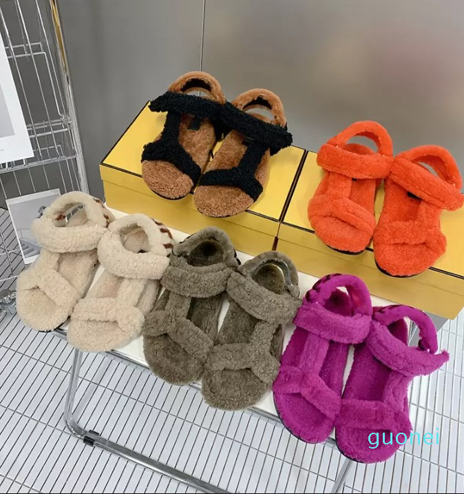 Designer - Flat heeled Casual Sandals Luxury Designer Fashion Spray two colors wool Hook Loop Buckle Ladies Shoes comfortable Large size, Black
Designer - Flat heeled Casual Sandals Luxury Designer Fashion Spray two colors wool Hook Loop Buckle Ladies Shoes comfortable Large size, Black