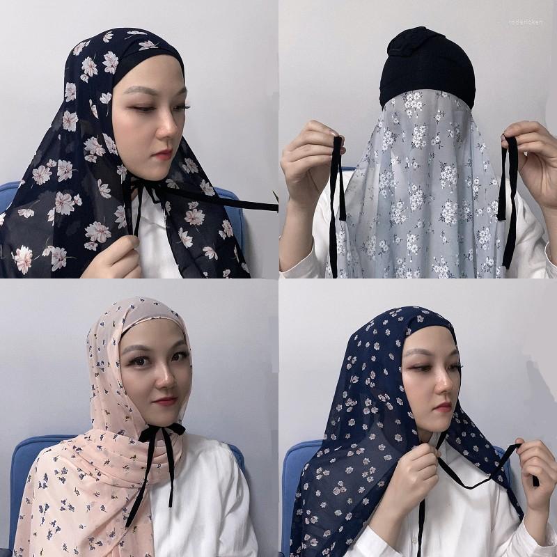 Ethnic Clothing Ramadan One Piece Convenient Hijab Scarf Hats Muslim Women's Inner Turban Cap With Rope Chiffon Shawls Eid Islamic
Ethnic Clothing Ramadan One Piece Convenient Hijab Scarf Hats Muslim Women's Inner Turban Cap With Rope Chiffon Shawls Eid Islamic