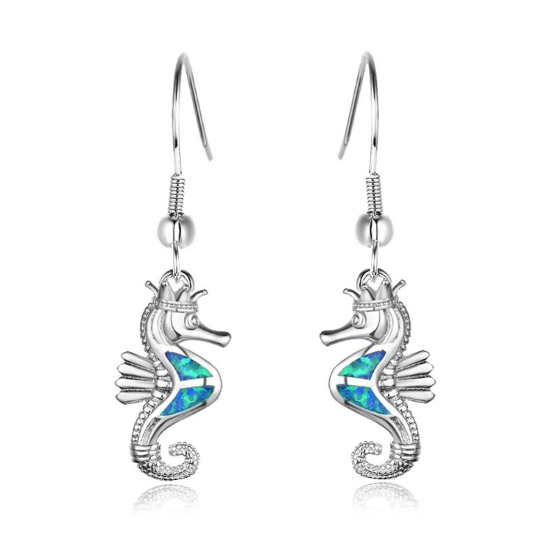 Dangle Earrings & Chandelier Bamos Boho SeaHorse Drop White/Blue/Purple Fire Opal For Women Fashion Long Dange Animal JewelryDangle
Dangle Earrings & Chandelier Bamos Boho SeaHorse Drop White/Blue/Purple Fire Opal For Women Fashion Long Dange Animal JewelryDangle