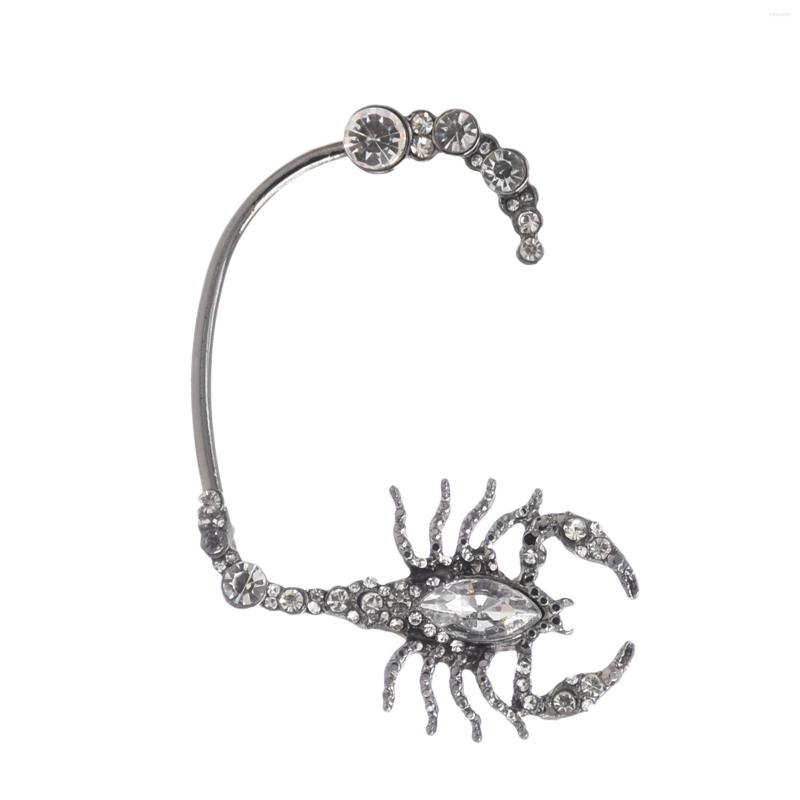 Backs Earrings 1 Pcs Gun Black Scorpion Crystal Right Ear Cuff For Women Trending Exaggerated Personality No Piercing Punk Jewelry
Backs Earrings 1 Pcs Gun Black Scorpion Crystal Right Ear Cuff For Women Trending Exaggerated Personality No Piercing Punk Jewelry