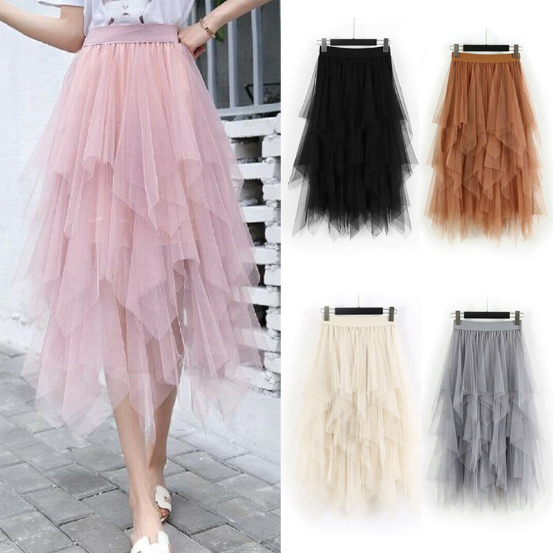 Skirts Women Mesh Adult Tulle Elastic High Waist Layered Pleated Ladies Midi Summer 230202
Skirts Women Mesh Adult Tulle Elastic High Waist Layered Pleated Ladies Midi Summer 230202