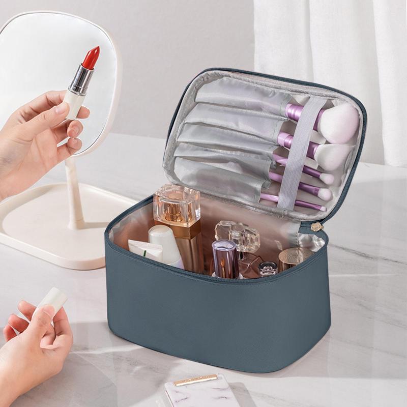 Cosmetic Bags Portable Bag Large Travel For Women Cosmetics Makeup Brushes Toiletry Accessories, Black
Cosmetic Bags Portable Bag Large Travel For Women Cosmetics Makeup Brushes Toiletry Accessories, Black