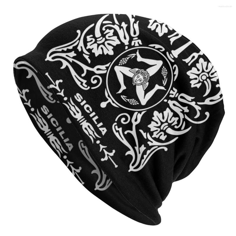 Berets Sicilia Sicily Love Trinacria Logo Bonnet Beanie Knitting Hat Women Men Sicilian Pride Warm Winter Skullies Beanies Caps For Ski
Berets Sicilia Sicily Love Trinacria Logo Bonnet Beanie Knitting Hat Women Men Sicilian Pride Warm Winter Skullies Beanies Caps For Ski