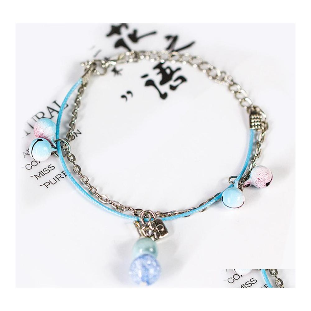 Charm Bracelets Girlfriends Bell Korean Version Of Sweet Sen Department Small Ceramic Bracelet Simple Jewelry Luckyhat Drop Delivery Dhrcz
Charm Bracelets Girlfriends Bell Korean Version Of Sweet Sen Department Small Ceramic Bracelet Simple Jewelry Luckyhat Drop Delivery Dhrcz