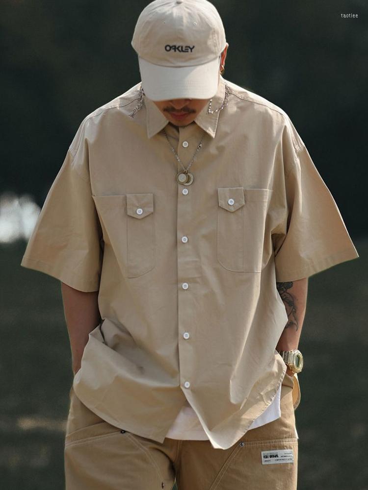 Men's Casual Shirts Workwear Shirt Men's Summer 2023 Japanese CityBoy Port Style Top Ins Fashion Brand Half Sleeve Military Men Blusas, Khaki
Men's Casual Shirts Workwear Shirt Men's Summer 2023 Japanese CityBoy Port Style Top Ins Fashion Brand Half Sleeve Military Men Blusas, Khaki