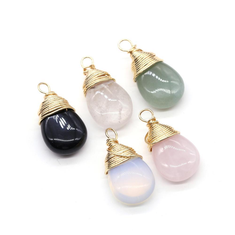 Charms Natural Stone Waterdrop Rose Quartz Black Green Opal Pendant Diy For Bracelet Necklace Earrings Jewelry Making 13X25M Dhgarden Dhilz
Charms Natural Stone Waterdrop Rose Quartz Black Green Opal Pendant Diy For Bracelet Necklace Earrings Jewelry Making 13X25M Dhgarden Dhilz