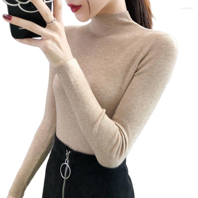 Women's Sweaters TuangBiang Mock Neck Female Khaki Knitted Tops 2023 Fashion Autumn Winter Slim Stretch Pullovers Women White Basic Cotton, Blue
Women's Sweaters TuangBiang Mock Neck Female Khaki Knitted Tops 2023 Fashion Autumn Winter Slim Stretch Pullovers Women White Basic Cotton, Blue