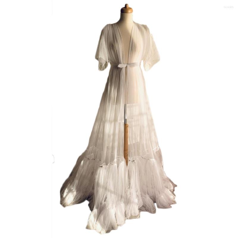 Women's Sleepwear Sexy Elegant Women Nightrobes Short Sleeve Ruffles Pajamas Po Shoot Dress Tiered Party Evening Nightgowns Bathrobes, Beige
Women's Sleepwear Sexy Elegant Women Nightrobes Short Sleeve Ruffles Pajamas Po Shoot Dress Tiered Party Evening Nightgowns Bathrobes, Beige