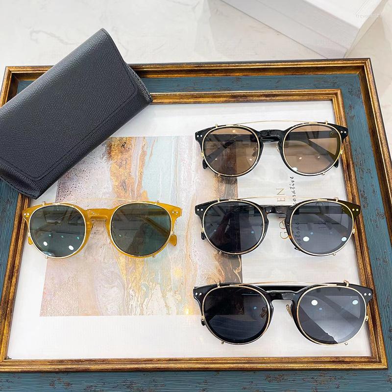 Sunglasses 4S210 Round Frame Clamshell Brand Name Men Women Retro Glasses Reading Myopia Prescription Eyeglasses
Sunglasses 4S210 Round Frame Clamshell Brand Name Men Women Retro Glasses Reading Myopia Prescription Eyeglasses