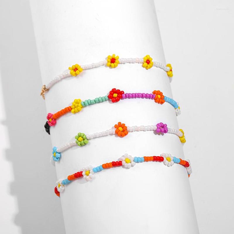 Link Bracelets 4pcs Handmade Woven Acrylic Beaded Bracelet Set For Women Girls Colorful Flower Little Daisy Friendship Jewelry Gifts
Link Bracelets 4pcs Handmade Woven Acrylic Beaded Bracelet Set For Women Girls Colorful Flower Little Daisy Friendship Jewelry Gifts
