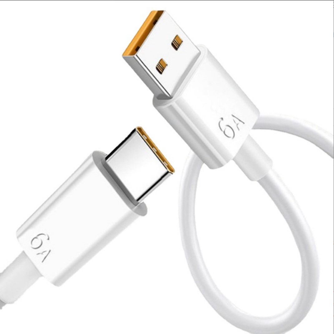 

65A 66W Super Fast Charging USB Fast Quick Charging 3FT 6FT Type C Micro USB Data Sync Charger Cable for Samsung S6 S7 S9 S8 S10 S20 Note 10 LG Huawei Mate 30 Pro Htc, White