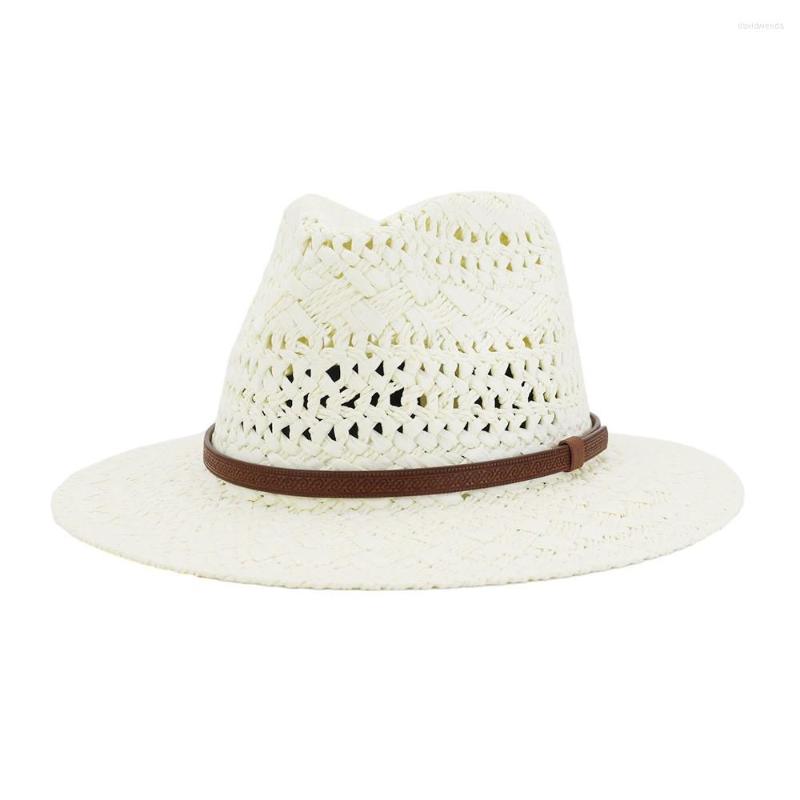 Wide Brim Hats Sun Hat For Women Summer Fashion Personality Hand-woven Jazz Straw Outdoor Travel Sunscreen HZ87, White
Wide Brim Hats Sun Hat For Women Summer Fashion Personality Hand-woven Jazz Straw Outdoor Travel Sunscreen HZ87, White
