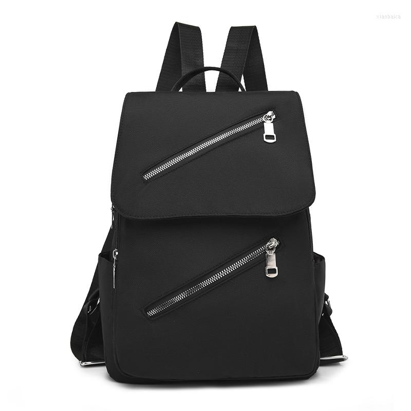 School Bags 2023 Fashion Backpack Laptop Oxford Cloth Travel Women Backpacks College Student Book Diagonal Pocket, Black
School Bags 2023 Fashion Backpack Laptop Oxford Cloth Travel Women Backpacks College Student Book Diagonal Pocket, Black
