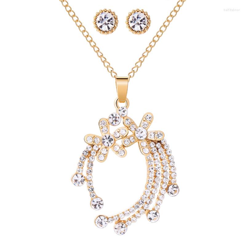 Necklace Earrings Set Hesiod Elegant Luxury Fashion Colorful Austrian Crystal Flower Wedding Women, Picture shown
Necklace Earrings Set Hesiod Elegant Luxury Fashion Colorful Austrian Crystal Flower Wedding Women, Picture shown