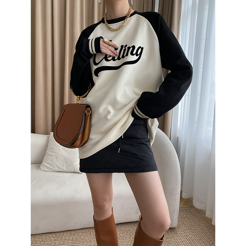 Women's Hoodies Sweatshirts Retro Letter Patchwork Color Insert Shoulder Sleeve Color Bump Casual Hoodie New, Aspic
Women's Hoodies Sweatshirts Retro Letter Patchwork Color Insert Shoulder Sleeve Color Bump Casual Hoodie New, Aspic