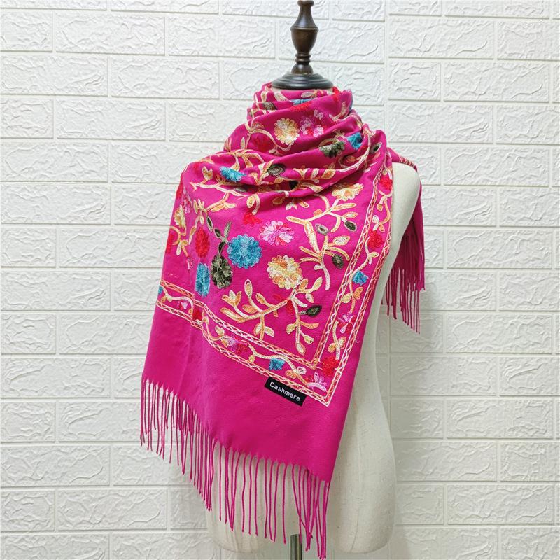 Scarves Autumn And Winter Embroidery Cashmere Pashmina Shawl Scarf Women Ethnic Travel Scarfs Lady Thick Blanket Bufanda Mujer
Scarves Autumn And Winter Embroidery Cashmere Pashmina Shawl Scarf Women Ethnic Travel Scarfs Lady Thick Blanket Bufanda Mujer