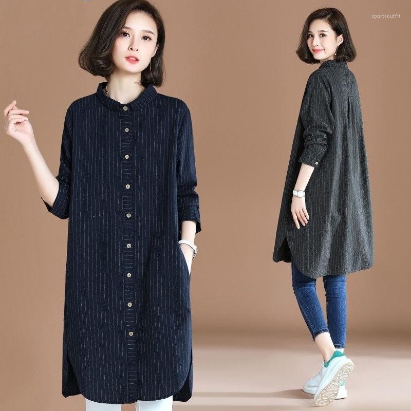 Women's Blouses 2023 Women Solid Color Striped Casual Loose Poplin Shirts Office Ladies Long Sleeve Blouse Chic Chemise Tops T798, Gray
Women's Blouses 2023 Women Solid Color Striped Casual Loose Poplin Shirts Office Ladies Long Sleeve Blouse Chic Chemise Tops T798, Gray