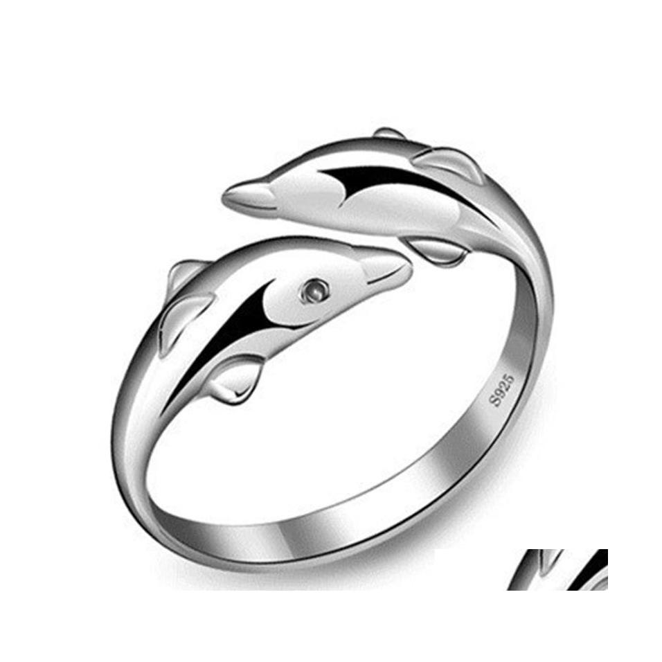 Band Rings Double Dolphin Love Open Ring Female Sier Drop Delivery Jewelry Dhqul
Band Rings Double Dolphin Love Open Ring Female Sier Drop Delivery Jewelry Dhqul