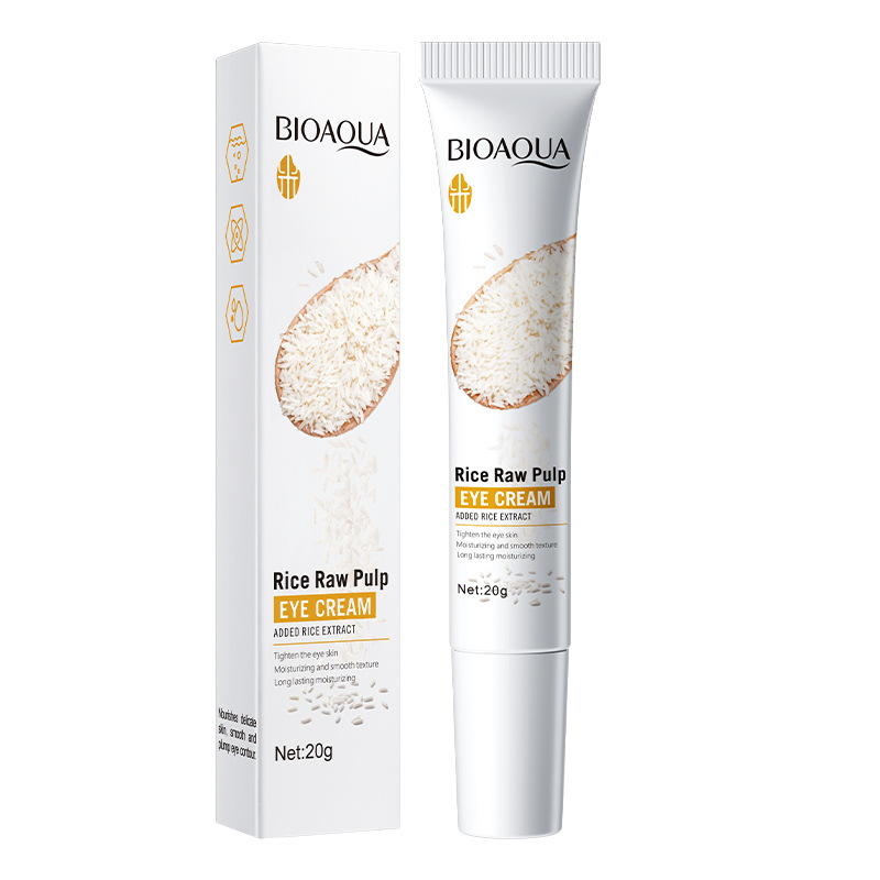 Bioaqua Rice Essence Eye Cream Fades Fine Lines Dark Circles Eye Serum Eye Bags Firmness Eyes Care Moisture Beauty Cosmetic
Bioaqua Rice Essence Eye Cream Fades Fine Lines Dark Circles Eye Serum Eye Bags Firmness Eyes Care Moisture Beauty Cosmetic