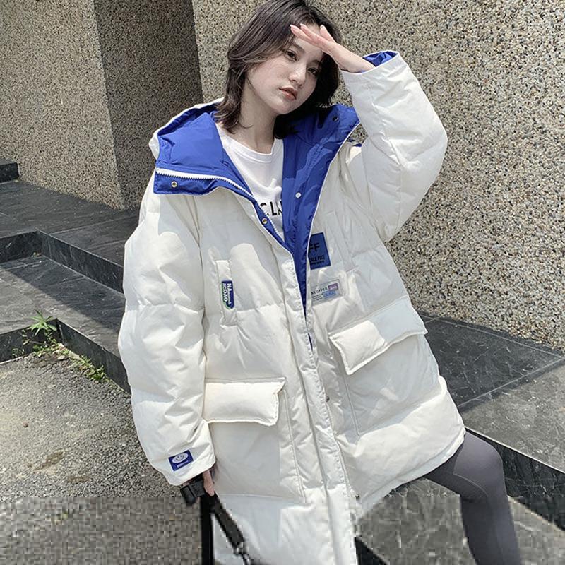 Women' Trench Coats Women' Double-sided Wear Down Cotton Coat Winter Long Clothes Female Korean Loose Quilted Jacket Casual Couple
Women' Trench Coats Women' Double-sided Wear Down Cotton Coat Winter Long Clothes Female Korean Loose Quilted Jacket Casual Couple