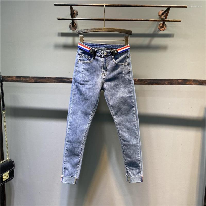 Women's Jeans Women Summer Fashion Korea Style Elastic Waist Ankle Length Patchwork Pants Female Basic Baggy Loose Trouser, Blue
Women's Jeans Women Summer Fashion Korea Style Elastic Waist Ankle Length Patchwork Pants Female Basic Baggy Loose Trouser, Blue