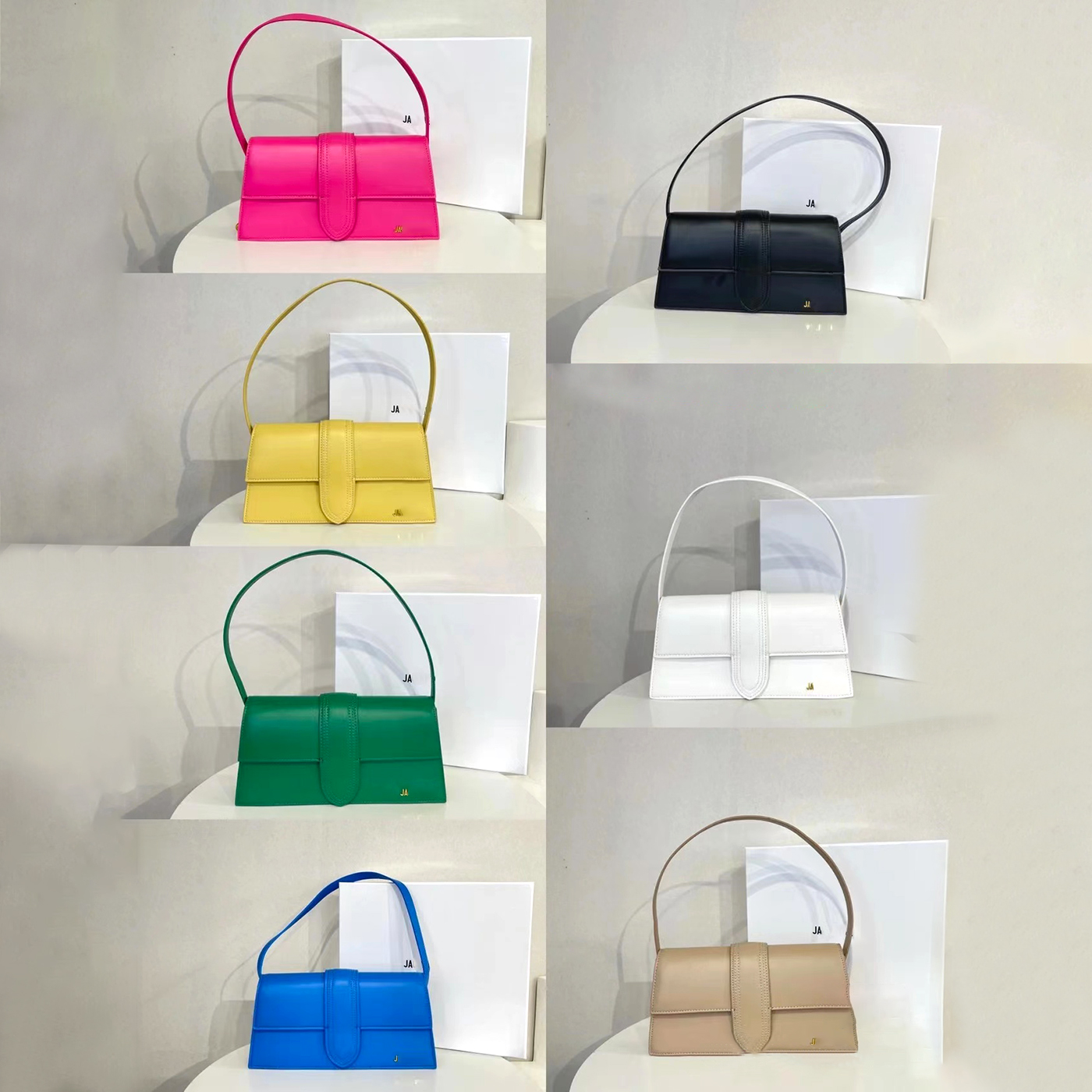 womens Clutch luxury Bags flap Shoulder Evening classic jacquemu Le Bambino Luxurys Designer fashion Genuine Leather mens tote Crossbody Bag, Yellow
womens Clutch luxury Bags flap Shoulder Evening classic jacquemu Le Bambino Luxurys Designer fashion Genuine Leather mens tote Crossbody Bag, Yellow